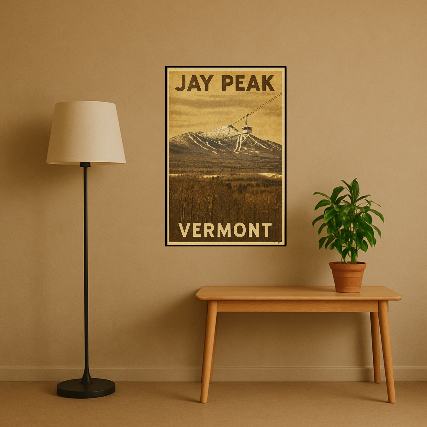 Jay Peak Ski Poster