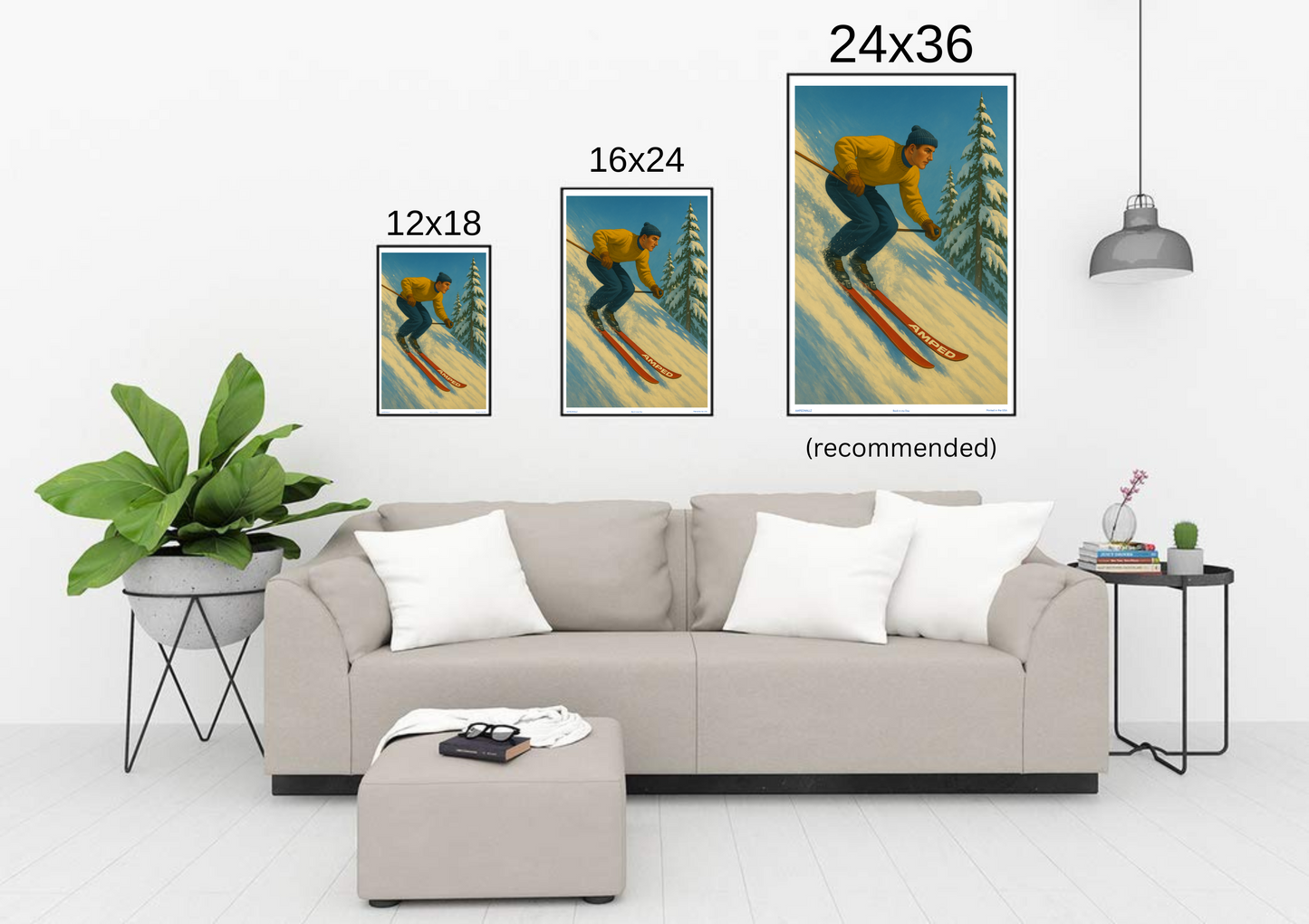 'Back in my Day' Ski Poster