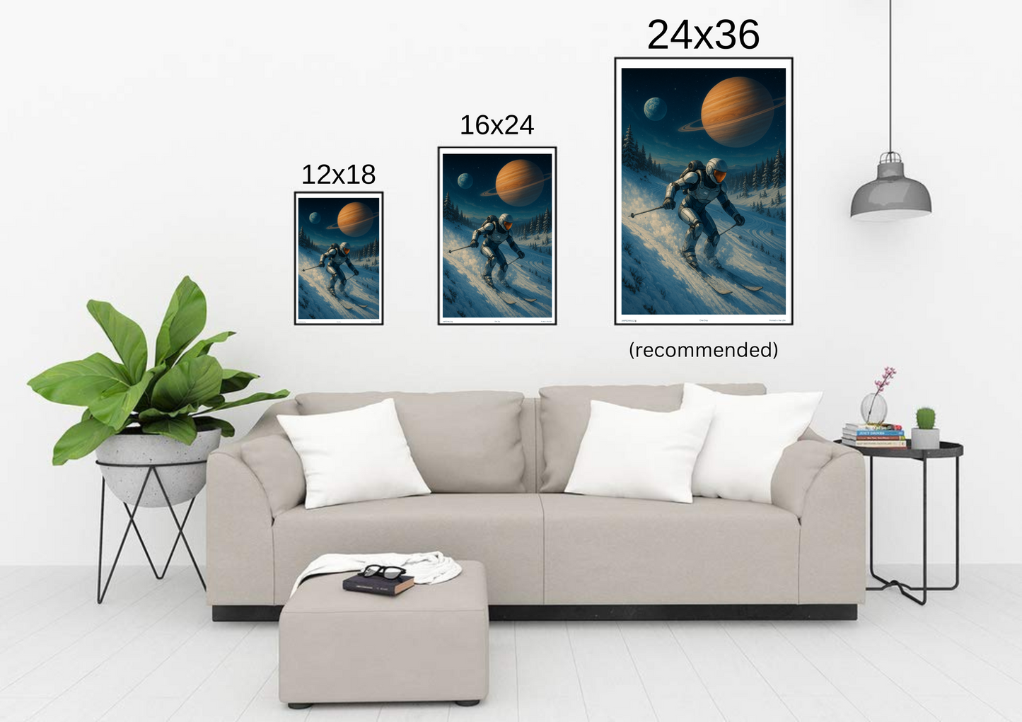 'One Day' Ski Poster